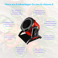 Robot cuiseur Intelligent Chef 6l rotation automatique cuisson de la soupe Wok cuisson sauté Machine pour le ménage