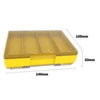 Boîte de rangement pour appâts de pêche, 1 double face