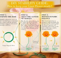 Fleurs en papier de pavot artisanales de grande taille pour l'approvisionnement transfrontalier, style moderne, pour mariage, fête des Mères, Nouvel An, écologiques et durables