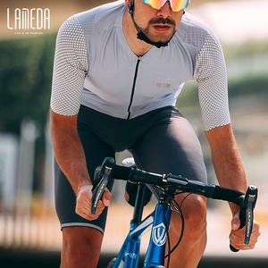 LAMEDA grigio tessuto Mesh leggero traspirante Custom Team <span class=keywords><strong>ciclismo</strong></span> <span class=keywords><strong>abbigliamento</strong></span> per gli uomini - Product Image 4