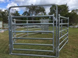 6 рельсов 1800x2100 полностью оцинкованная панель для лошадей - Product Image 5