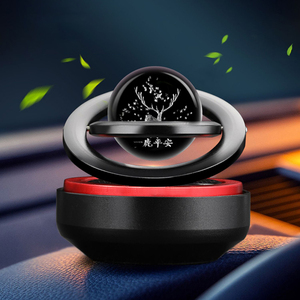 Bán Buôn Tùy Chỉnh Năng Lượng Mặt Trời Xoay Nước Hoa Xe Bán Buôn Nhôm Sao Bay Lên Nước Hoa Trang Trí Xe Khuếch Tán Làm Mát Không Khí - Product Image 3