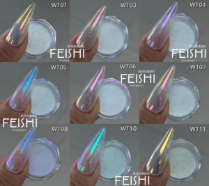 Nuevos Polvos Sueltos de Pigmento Camaleón con Efecto Espejo Aurora que Cambia de Color para Uñas DIY - Product Image 6