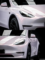 1.52*17m enveloppes automobiles PET brillant bonbons fleur magique diamant Pollen rose voiture Wrap vinyle Wrap pour véhicules