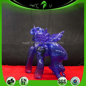 Adorable Pony Inflable de Hongyi, Juguete Inflable Transparente de Color Morado, Animal Inflable Personalizado <span class=keywords><strong>Luna</strong></span> - Product Image 6