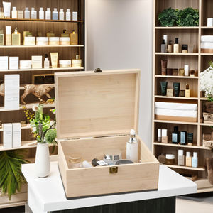 Custom lucido scatola di <span class=keywords><strong>legno</strong></span> di bambù con stile di arte popolare coperchio incernierato per l'artigianato in <span class=keywords><strong>legno</strong></span> scatole di <span class=keywords><strong>legno</strong></span> segni della parete - Product Image 2