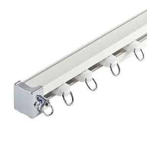 Nano Silent Track Verdickter Vorhang Schieber Aluminium legierung Silent Curtain Double Track