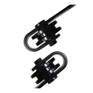 Oferta Especial: Kit de Herrajes Robusto de Acero al Carbono Ligero para Puertas Correderas de Granero con Rueda de Tracción para Mansiones y Propiedades de Lujo - Product Image 6