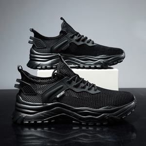 Zapatos Deportivos para Hombre, Talla Grande, con Cordones, Suela de EVA, Parte Superior de Malla Transpirable, para Primavera/Verano, Estilo Deportivo - Product Image 1