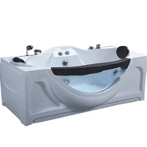 Cina Profesional Double Whirlpool Bathtub Akrilik Pijat Bak Mandi