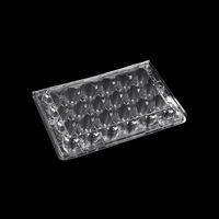 Nouveau Type Supermarché Jetable Transparent PET boîte à oeufs de caille Spécifications multiples Pas Cher En Plastique Oeufs Plateau Blister Processus