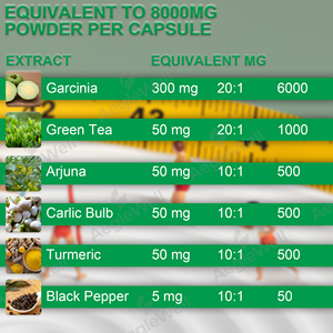 Aeglewell Capsules d'extrait pur de Garcinia Cambogia 100% <span class=keywords><strong>pour</strong></span> gérer les envies alimentaires <span class=keywords><strong>Meilleur</strong></span> bloqueur de glucides <span class=keywords><strong>pour</strong></span> les femmes et les hommes <span class=keywords><strong>pour</strong></span> contrôler le poids - Product Image 2