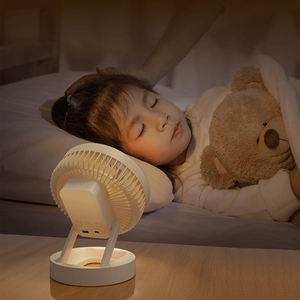 <span class=keywords><strong>Feigo</strong></span> 8000mAh USB ventilateur de Table Mini Portable ventilateur de refroidissement électrique lumière pour Camping bureau utilisation Rechargeable 8000mAh plastique extérieur - Product Image 4