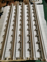 KEBIL Système de balustrade moderne en acier inoxydable 316L avec barre transversale pour escaliers et balcons, utilisation extérieure