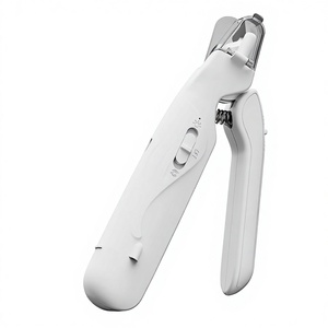 Coupe-ongles et lime <span class=keywords><strong>à</strong></span> ongles 2-en-1 en acier inoxydable pour chiens et chats, avec lumières LED, rechargeable, pour chiens, chats et oiseaux de petite, moyenne et grande taille - Product Image 2