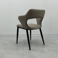 Chaises d'attente en cuir en gros, chaises d'invités rembourrées, chaises de réception à structure en acier, sièges rembourrés pour bureaux, cliniques, hôpitaux