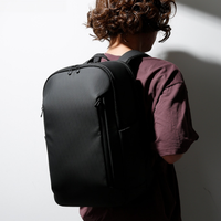 Sac à dos pour ordinateur portable Osgoodway, minimaliste, imperméable, en polyester, fin, pour les voyages d'affaires, pour hommes, pour les trajets domicile-travail