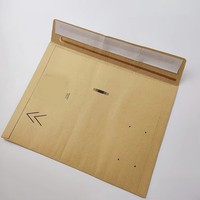 Enveloppe express en papier kraft rembourré compostable enveloppe antichoc biodégradable sacs d'expédition