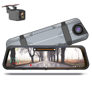 Kamera dasbor DVR mobil, perekam Video mobil dengan Bluetooth, tampilan kamera cadangan, dan kamera depan 4K - Product Image 1
