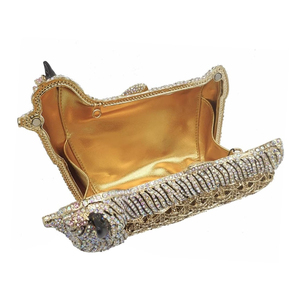 กระเป๋างานราตรีประดับพลอยเทียมรูปสุนัขพุดเดิ้ลน่ารักสำหรับผู้หญิงกระเป๋าถือสำหรับงานแต่งงานแบบคลาสสิกและทันสมัยสำหรับงานปาร์ตี้ - Product Image 6