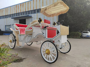 Charrette de luxe royale électrique pour mariage, chariot de chevaux à vendre - Product Image 5