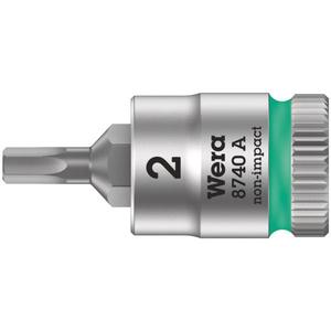 Wera-05003382001ซ็อกเก็ตบิช1/4 ''สำหรับสกรูซ็อกเก็ตหกเหลี่ยม-ซ็อกเก็ตมือ4013288189851 1/4" - Product Image 1
