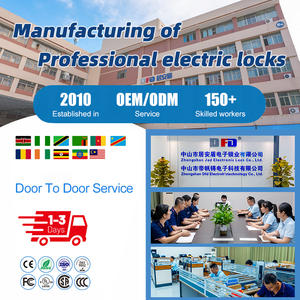 맞춤형 금색 전자 자물쇠 280kg (600파운드) LED 표시등 출입 통제 도어 상태 신호 피드백 - Product Image 5