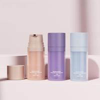 Flacon double chambre sous vide 15ml+15ml, emballage cosmétique double couche, flacon personnalisé pour sérum et lotion, étiquette privée
