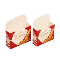 Boîtes d'emballage pour pain de Noël en carton premium avec fenêtre, idéales pour pains, brioches et pâtisseries