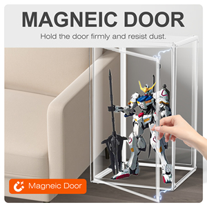 กล่องโชว์ตุ๊กตา DAYOOH คุณภาพสูง ใส โปร่งแสง แบบซ้อนได้ แม่เหล็กยึดติด รูปทรงสี่เหลี่ยมผืนผ้า สำหรับเก็บฟิกเกอร์อนิเมะ - Product Image 2