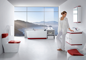 Mueble de baño de madera maciza, mueble de baño blanco en Pakistán - Product Image 6