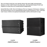 Haut-parleur subwoofer 18 pouces 600W SUB-Bass Stage Professional Sound Audio System Church