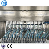 Machine de remplissage automatique d'huile d'olive comestible de tournesol de palmier en plastique PET pour la cuisson