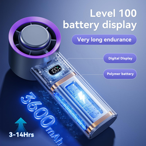 2026 Wholesale USB Rechargeable Turbo Fan Portable Handheld Cooling Fan Rechargeable <b>Desk</b> USB Small Handheld <b>Mini</b> Fan - Product Image 2