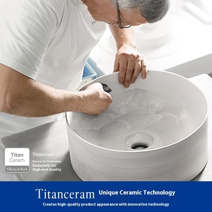 <span class=keywords><strong>Villeroy</strong></span> & Boch อ่างล้างจานชุดป้องกันอ่างล้างจานทันสมัยนำเข้าชามห้องน้ำที่ทันสมัยด้วยเทคโนโลยีเคลือบไททาเนียม - Product Image 4