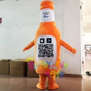 Disfraz de Mascota de Peluche con Forma de Botella de Agua Personalizado, Uniforme de Mascota de Dibujos Animados, Accesorios para Actuaciones - Product Image 6