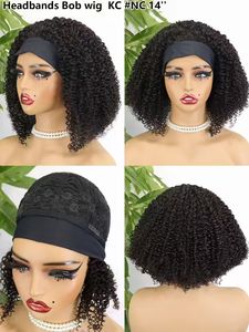 Promotion : Perruques Bob à Bandeau Ample Effet Naturel, 100% Cheveux Humains, 14 Pouces, Fabrication à la Machine, Vente en Gros Direct Usine - Product Image 3