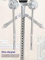 Rack d'extension latérale en acier inoxydable 304 pour exercices d'épaules et de bras, équipement de musculation pour salle de sport à domicile DQ277