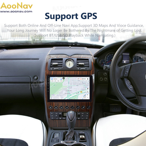 Android 13 pantalla táctil estéreo reproductor Multimedia navegación GPS inalámbrico carplay Radio de coche para Maserati Quattroport 2004-2012 - Product Image 4