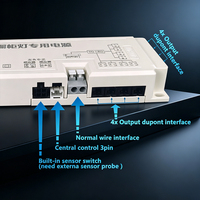 110V220V Ke DC12V/24V 36W 48W 60W 100W Transformator Pencahayaan Ultra Tipis untuk Strip LED Driver Catu Daya Konstan Steker Eropa