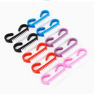 Brosse à ongles en plastique miniature lavable pour le nettoyage des ongles et des doigts, marque privée, 13 couleurs, remise sur les achats mixtes - Product Image 1
