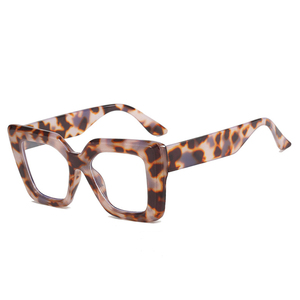 Günstige optische Brille Frauen Blaulicht Filter Legierung Scharnier schwarz grün dick großen Computer - Product Image 4