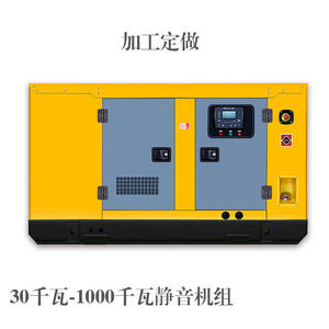 Groupe électrogène diesel silencieux jaune 30 KW-1000 kW, étanche à la pluie et à l'eau, faible bruit, monophasé - Product Image 5