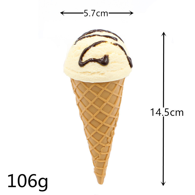 Cornet de glace à la vanille brossée