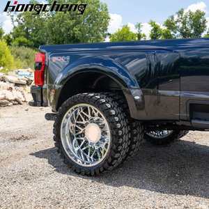 Rines Dobles Cromados Pulidos Personalizados de 8x6.5 8x200 10x225 para Chevy Silverado Ford F150 F250 F350 F450 Dodge Ram - Product Image 3