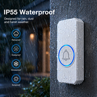 Usine directement vente sonnette numérique sans fil AC Plug in Type Home Bell avec 60 sonneries