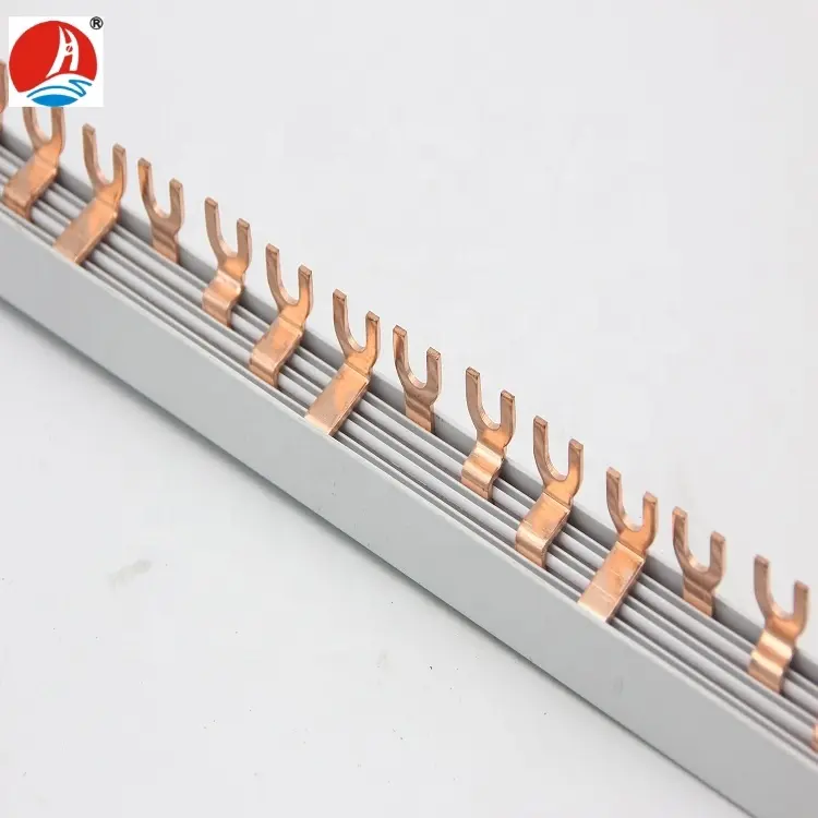 1Meter Comb Busbar 1P 32A 40A 50A 63A 80A 100A Copper Busbar for Electrical Panel Breaker