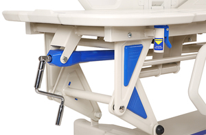 Chariot à civière d'urgence pour patient médical civière lit d'<span class=keywords><strong>ambulance</strong></span> chariot à civière patient/lit d'hôpital de soins intensifs manuel - Product Image 6