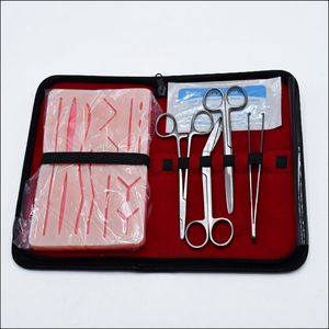 Kit de pratique de suture chirurgicale stérile de haute qualité Odentomed 2011 avec coussin en silicone et outils d'entraînement pour la formation des étudiants en médecine - Product Image 1