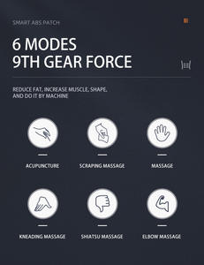 Control remoto inalámbrico portátil Muscle Abs Abdominal Trainer Accesorios de masaje deportivo Carga inalámbrica Body Sport Massager - Product Image 5